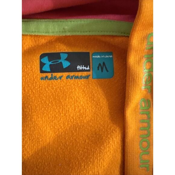 Under Armour Compression Women's Size M 1/4 Zip Pullover Athletic Fitted - Picture 3 of 4